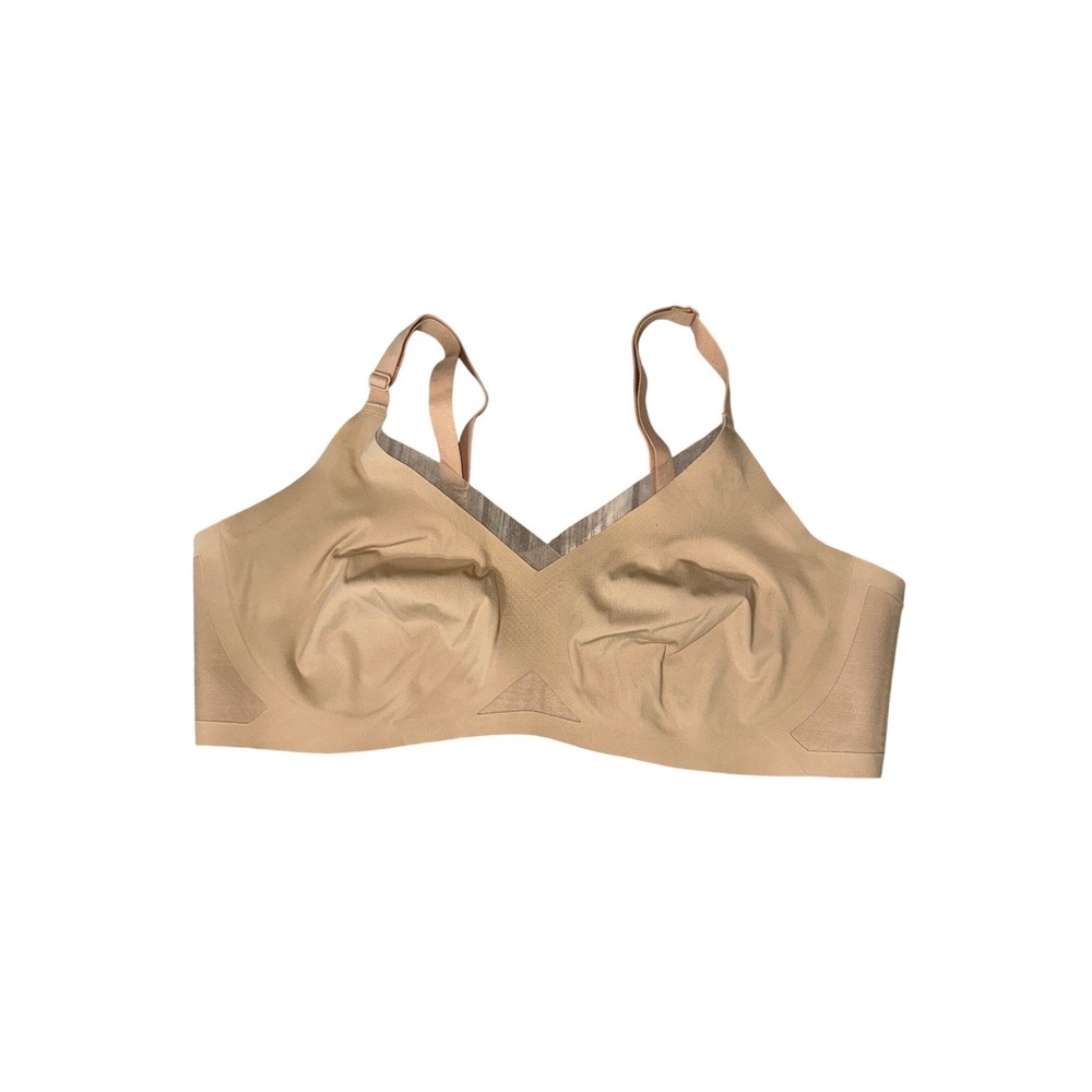 Honeylove CrossOver Bra Sand‎ Womens XL Wire Free Bra